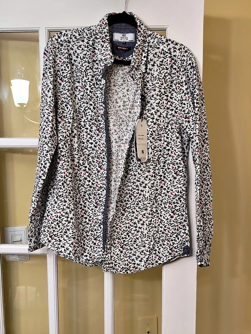 MXB Peached Poplin Collection Floral Button Down Shirt